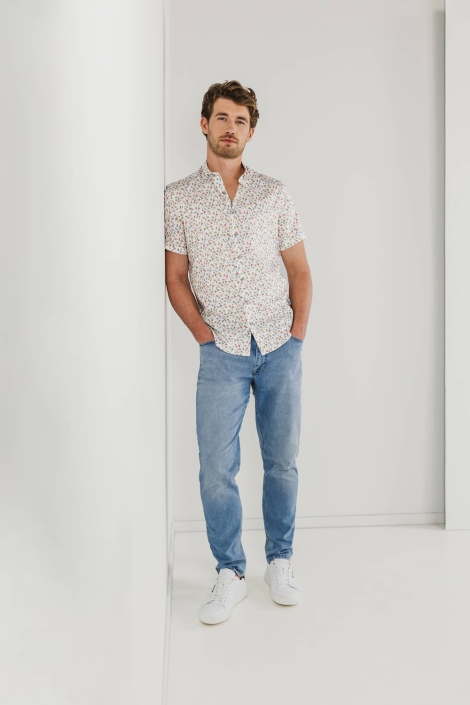 State of Art shirt ss print twill